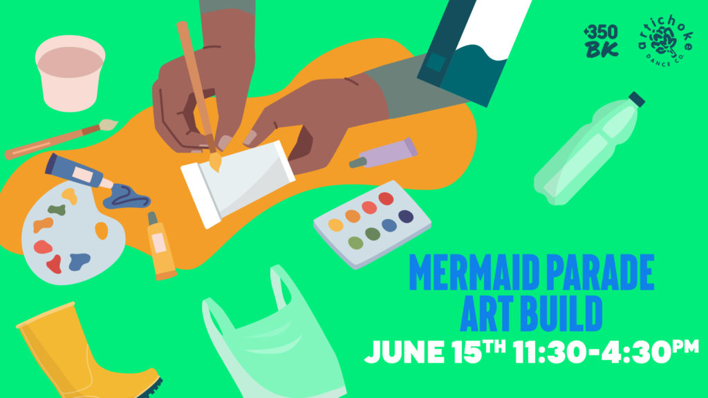 Mermaid Parade art build